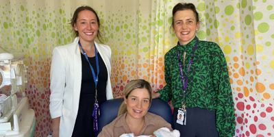 Grampians Health researchers looking to find ways to safely reduce the risk of breathing problems for newborn babies Image